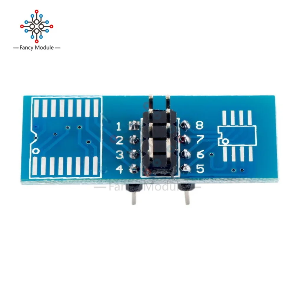 SOIC8 SOP8 DIP8 флэш чип зажим для проверки ИС разъем Adpter BIOS/24/25/93 программатор|programmer testing