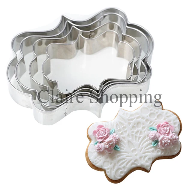 4 шт. рама из нержавеющей стали нержавеющая сталь фондана печенья черенок форма