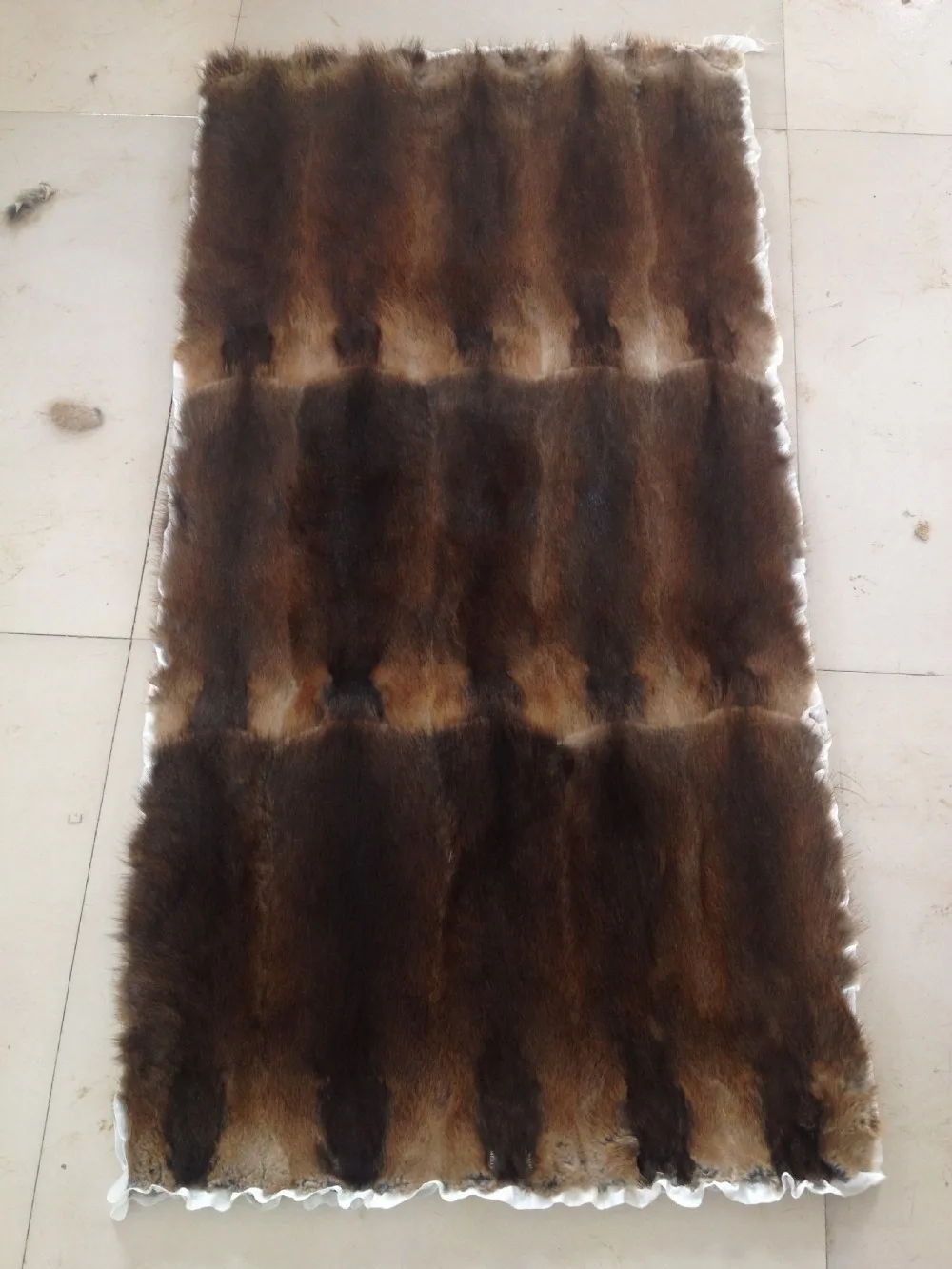 Новое поступление одеяло из натурального меха норки Подлинная меховая пластина