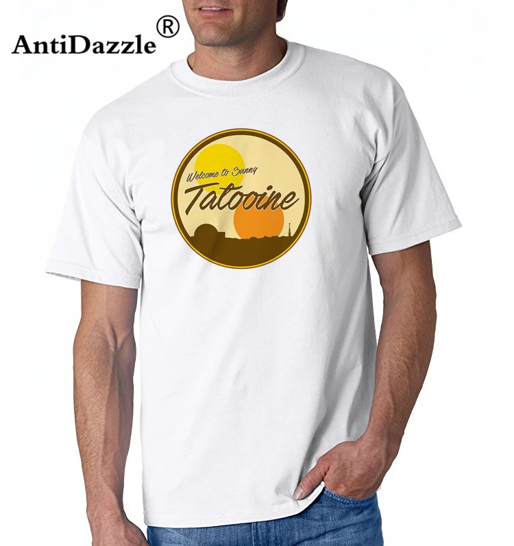 Adult Welcome To Tatooine Funny Triblend T-Shirt 2017 Fashion casual streetwear Cotton Tees Free Shipping | Мужская одежда