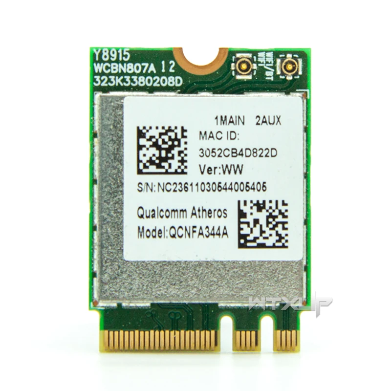 Беспроводной адаптер для Qualcomm Atheros беспроводной AC Wi-Fi QCNFA344A NFA344A двухдиапазонный+ BT4.1 bluetooth 4,1 NGFF карта