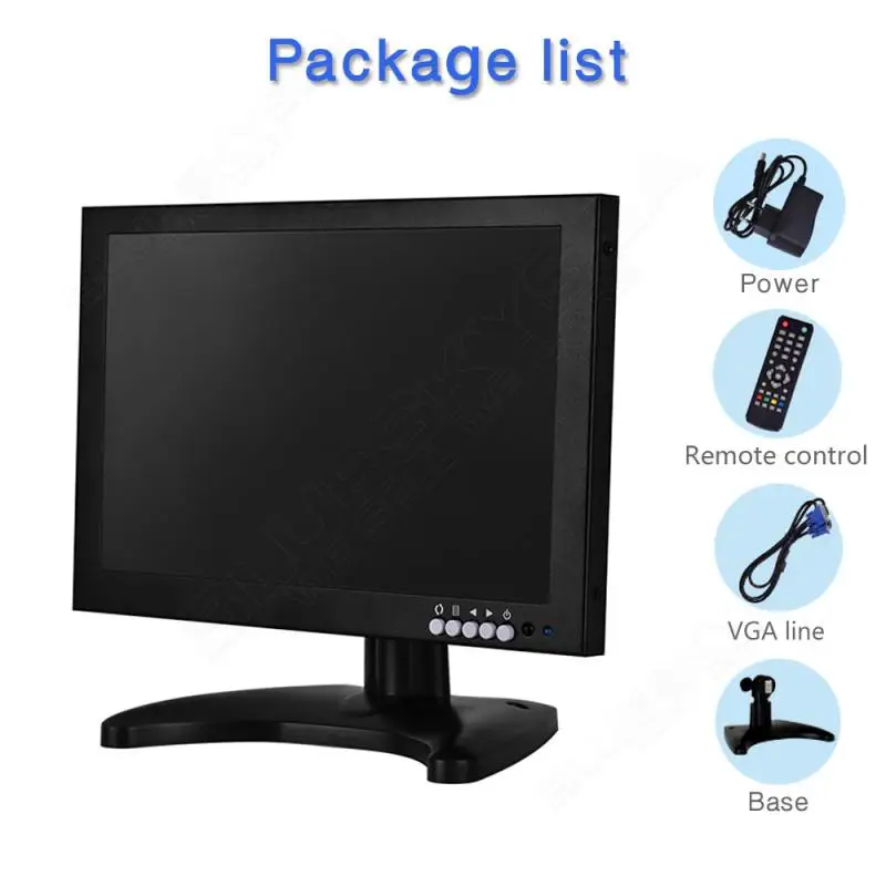 Eyoyo 10 дюймов IPS Дисплей Мониторы HD 1280*800 Пиксели видео VGA HDML AV USB Вход ЖК дисплей для