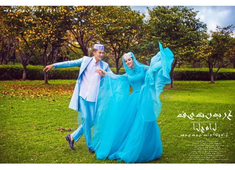 Элегантный бантики высокая шея синий велюр вечерние платья створки длинный