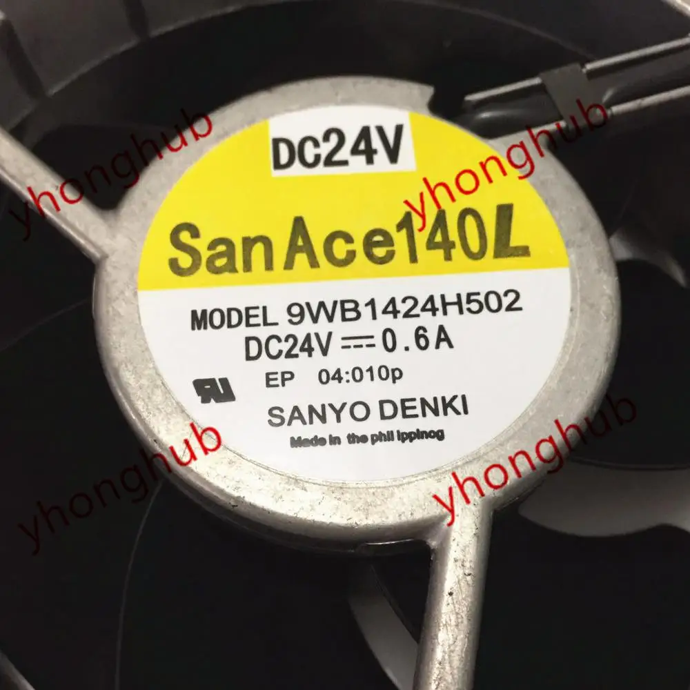 Вентилятор охлаждения сервера SANYO DENKI 9WB1424H502 24 В 0 60 А 140x140x51 мм 3 провода |