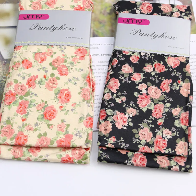 Женские винтажные леггинсы с цветочным принтом в японском стиле|Легинсы| |