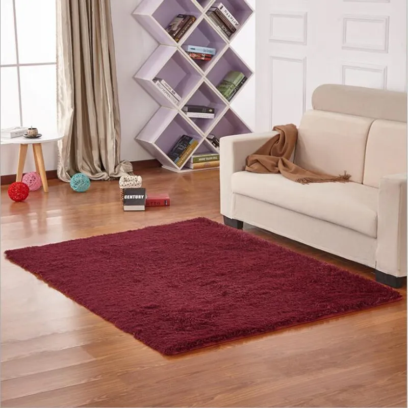 New Arrive 1400mm*2000mm Multi-color Shaggy Soft Cozy Area Rug for Bedroom Carpet living room bath mat | Дом и сад
