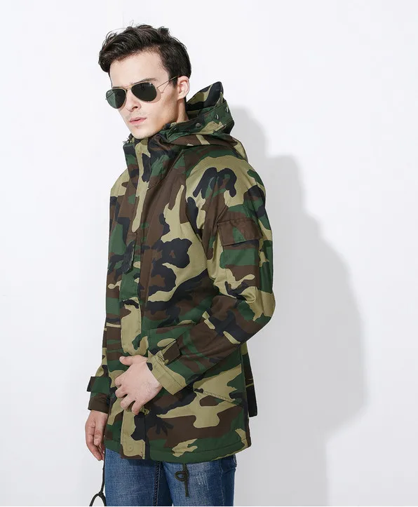 Уличная камуфляжная тренировочная зимняя куртка G8 в джунглях мужское