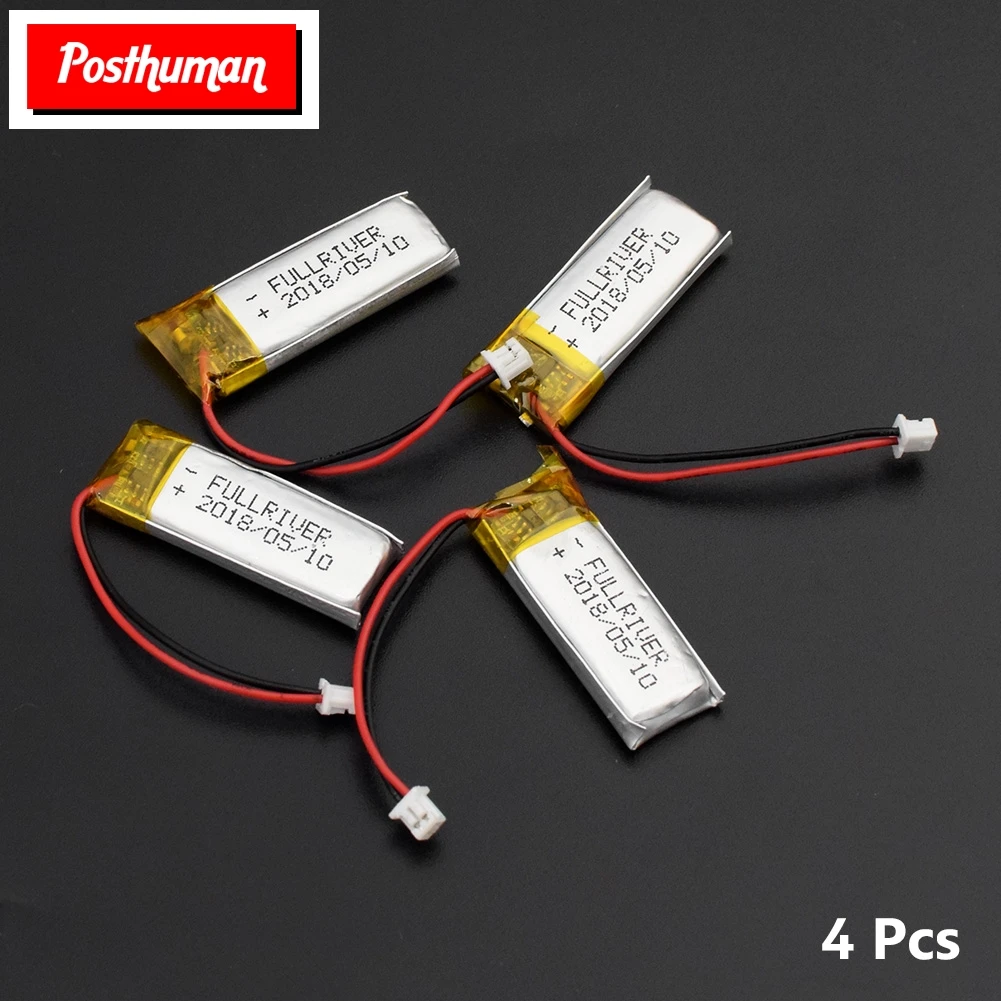 POSTHUMAN для Bluetooth, gps, MP3, MP4, MP5, пульт дистанционного управления, электрические игрушки, камера, 3,7 в, 130 мАч, Li-Po, перезаряжаемая батарея 501230