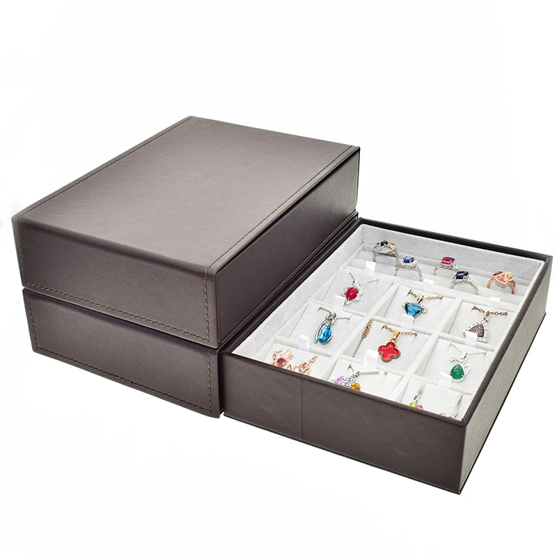 Портативный кулон кольцо шкатулка выставочный зал лоток дисплей реквизит