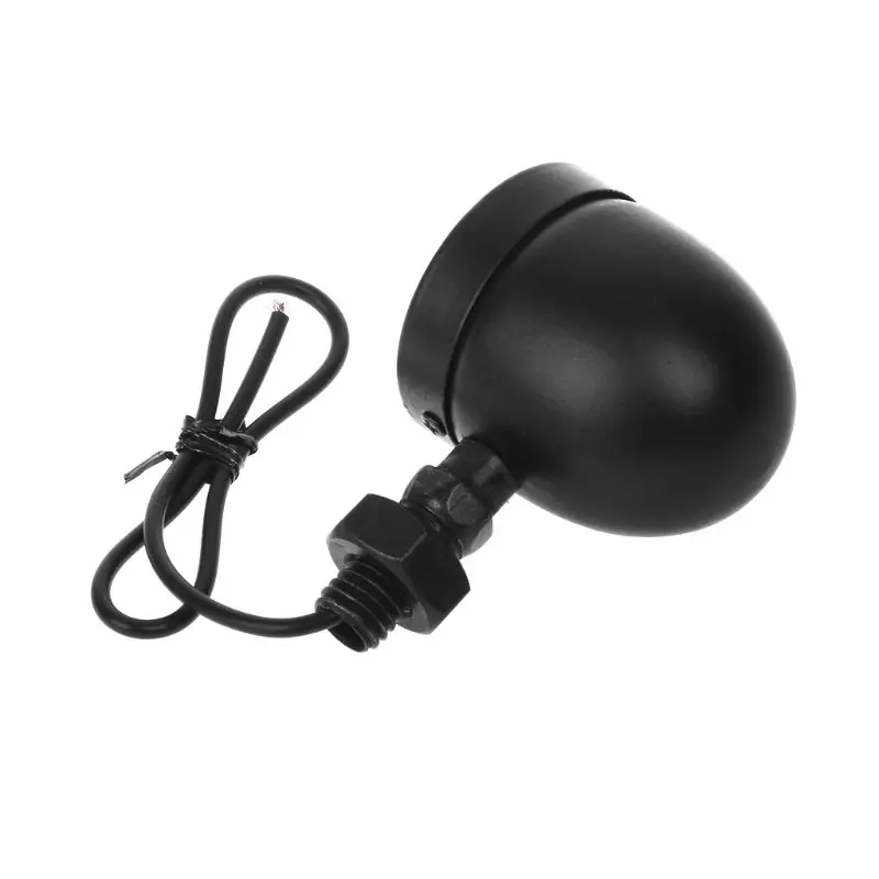 1 пара индикатор поворота мотоцикла Янтарный мигалка фара 12v Индикатор пуля хром|