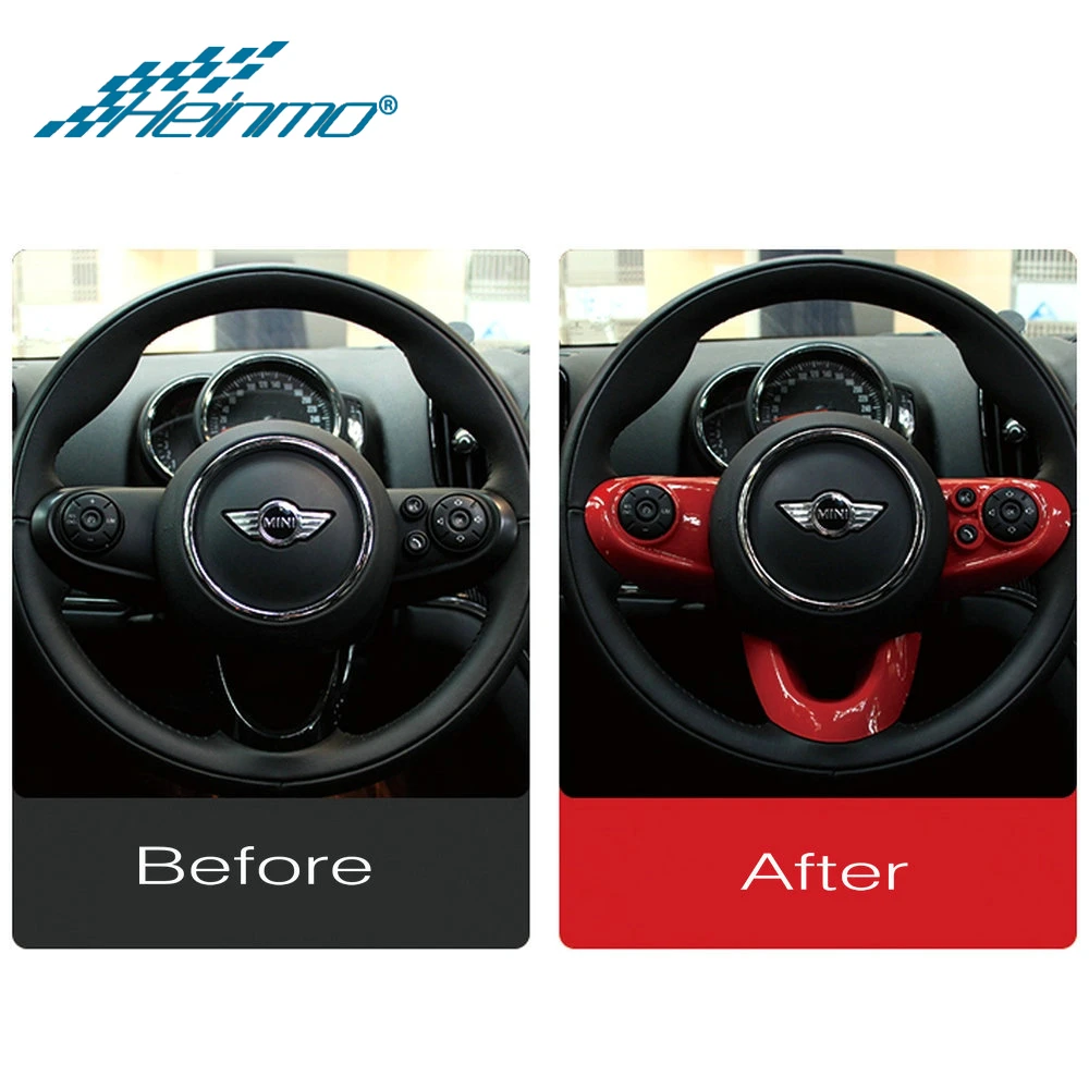 Для MINI Countryman F60 для MINI Clubman F54 для MINI Cooper F56 F57 наклейка на руль автомобиля для MINI Cooper аксессуары