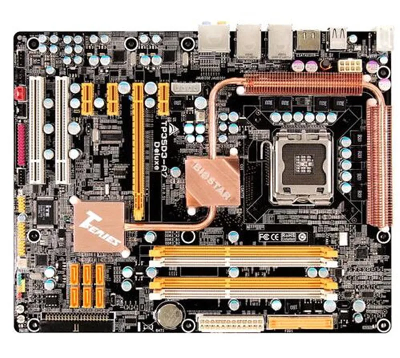 Для Biostar TP35D3 A7 Делюкс оригинальный использоваться для настольных ПК P35 LGA 775 DDR2 SATA2