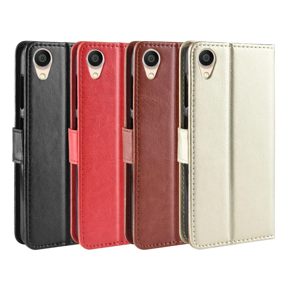 

For Asus ZenFone Live L1 ZA550KL Case Wallet Flip Style Glossy PU Leather Phone Cover For Asus ZenFone Live (L1) ZA550KL X00RD