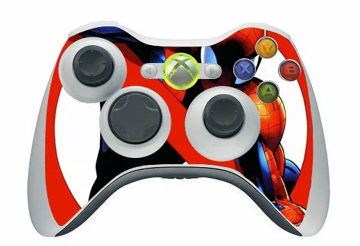 Человек-паук виниловая наклейка Кожа Наклейка для microsoft Xbox 360 контроллер Скины Наклейка для xbox360 контроллер наклейка