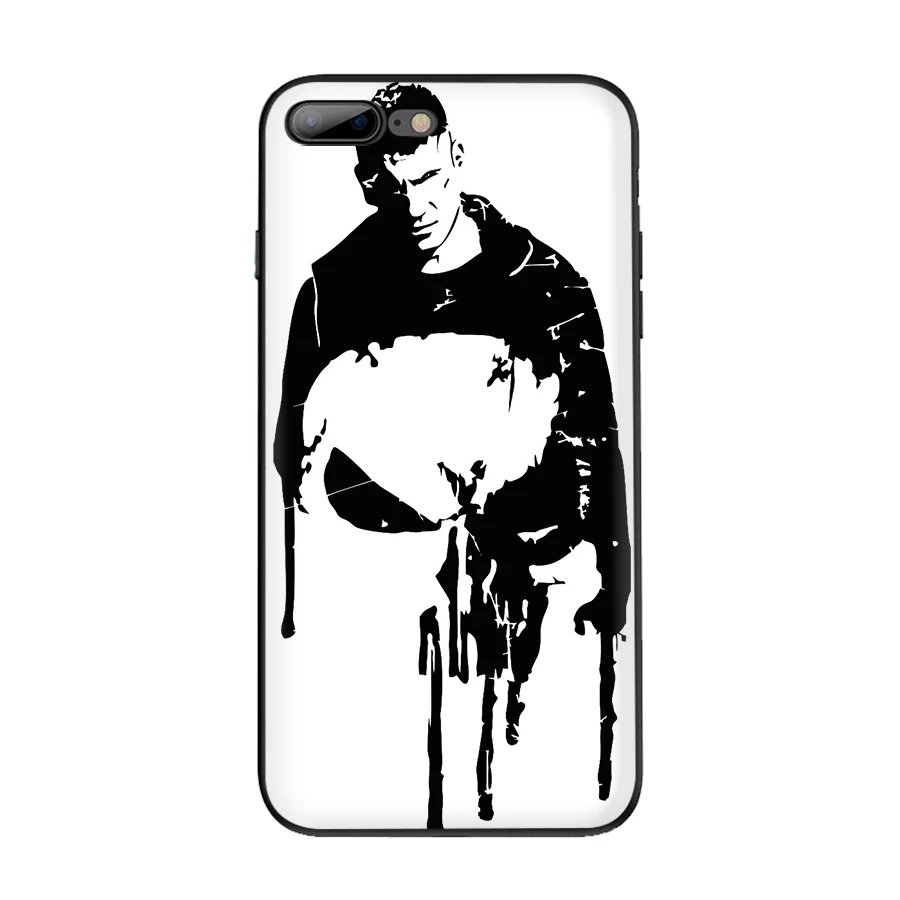 Чехол для мобильного телефона Desxz Punisher Frank iPhone 11 Pro X XS Max XR 6 6s 7 8 5 5S SE | Мобильные