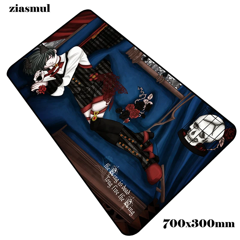 Size 700x300x3mm Черный Дворецкий коврик для мыши 700x300x3 мм коврик для мыши notbook компьютерный коврик для мыши красивый игровой коврик для мыши для геймера - Цвет: Size 700x300x3mm