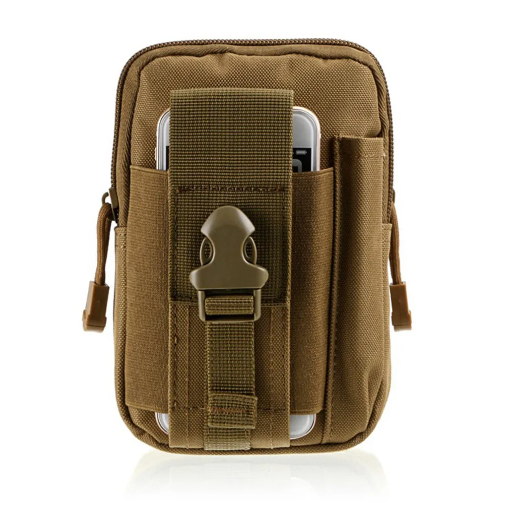 Outdoor Camping Climbing Bag Tactical Military Molle Hip Waist Belt Wallet Pouch Purse Phone Case for iPhone Bag#p4 | Спорт и
