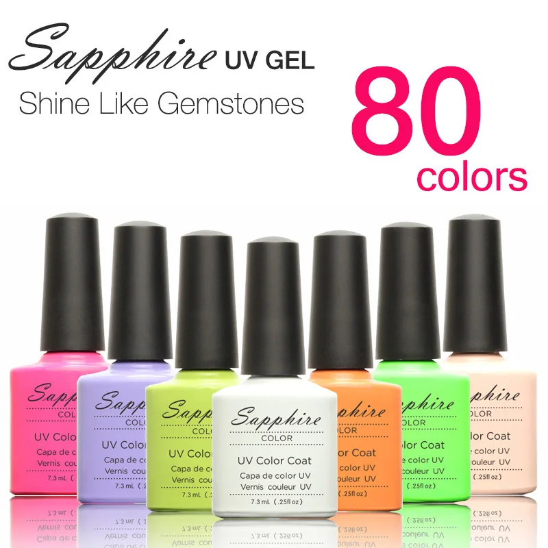 Сапфир 20 цветов опционально гель для ногтей роспись УФ Гель-лак #061-080 бренд |