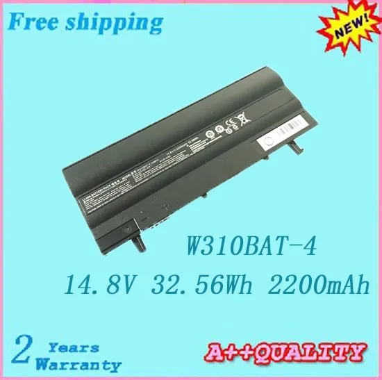 Аккумулятор для ноутбука с 4 ячейками CLEVO 6 87 W310S 42F1 W310BAT W130 бесплатная