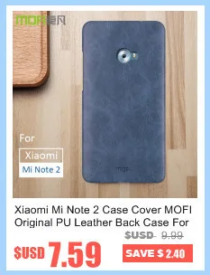 Xiaomi mi Note 2 флип-чехол MOFI Роскошный кожаный флип-чехол для mi Note 2 защитный полный Чехол mi Note2 coque funda 5,7''