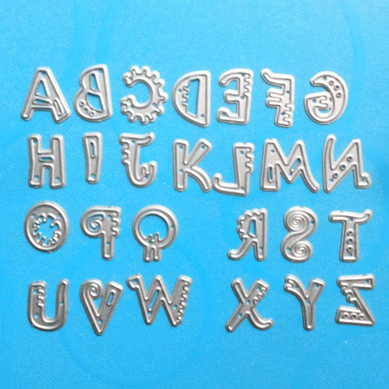 Металлические вырубные штампы с алфавитом для скрапбукинга YINISE 1066|dies for scrapbooking|die
