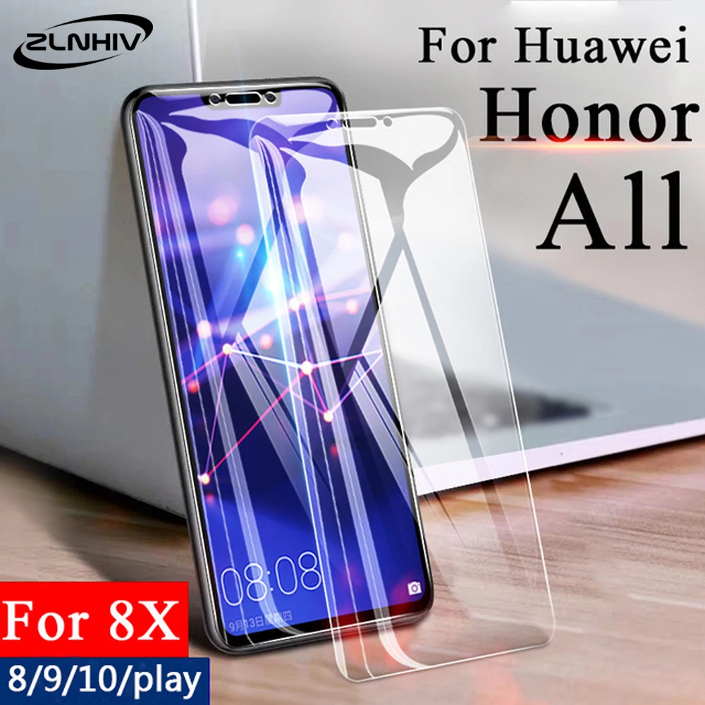 Для huawei honor play 10 9 8 8X max lite pro Защитное стекло для view note защита экрана телефона