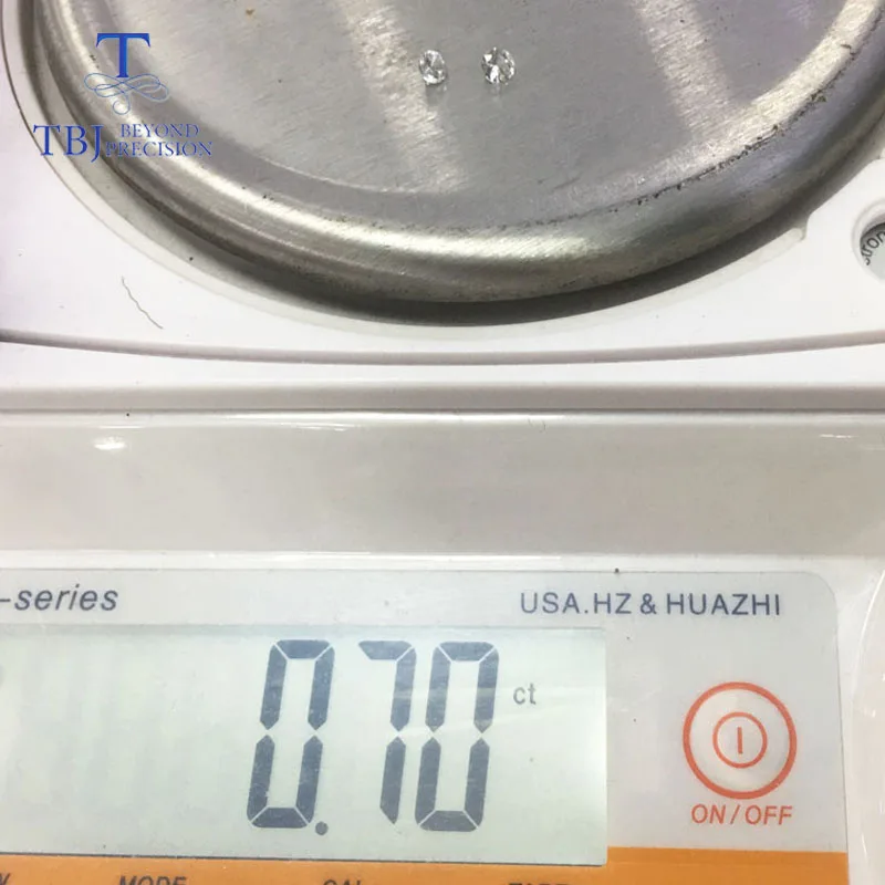 Ювелирные украшения Tbj ювелирные из натурального белого сапфира с круглой