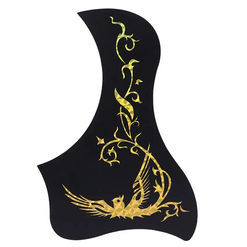 1 шт в виде птиц для акустической гитары Палочки Защитная Наклейка самоклеящаяся