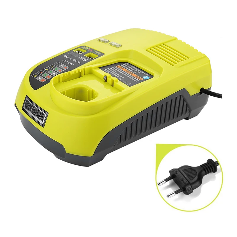 3A 12v 14.4V 18V For Ryobi P117 Battery Charger Rechargeable Pack Power Tool Ni-Cd Ni-Mh Li-Ion USB with Indicator | Электроника