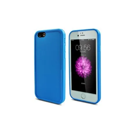 Настоящий водонепроницаемый чехол для телефона для iPhone xr 8 7 Plus 6 6S Plus полная защита чехол под водой для iPhone 5 5S X XS Max - Цвет: blue