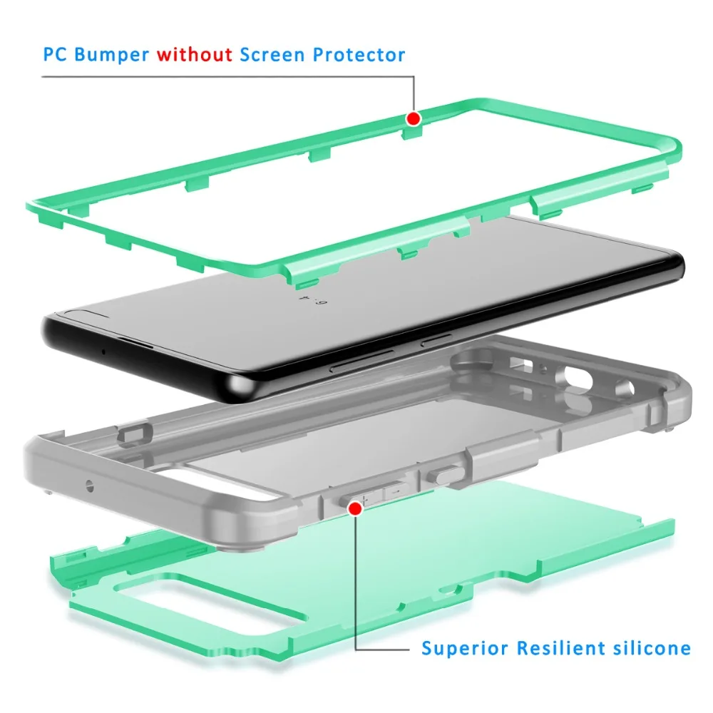 For Samsung Galaxy S10 Plus Case Shockproof Protect Hybrid Hard Rubber Impact Armor Phone Cases for | Мобильные телефоны и