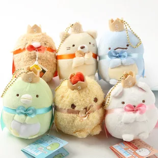 Мини креативный мешок Рождественские Подвески подарок мягкая чучела Sumikkogurashi Sumikko плюшевый брелок животные Kawaii угловая кукла создания 8 см
