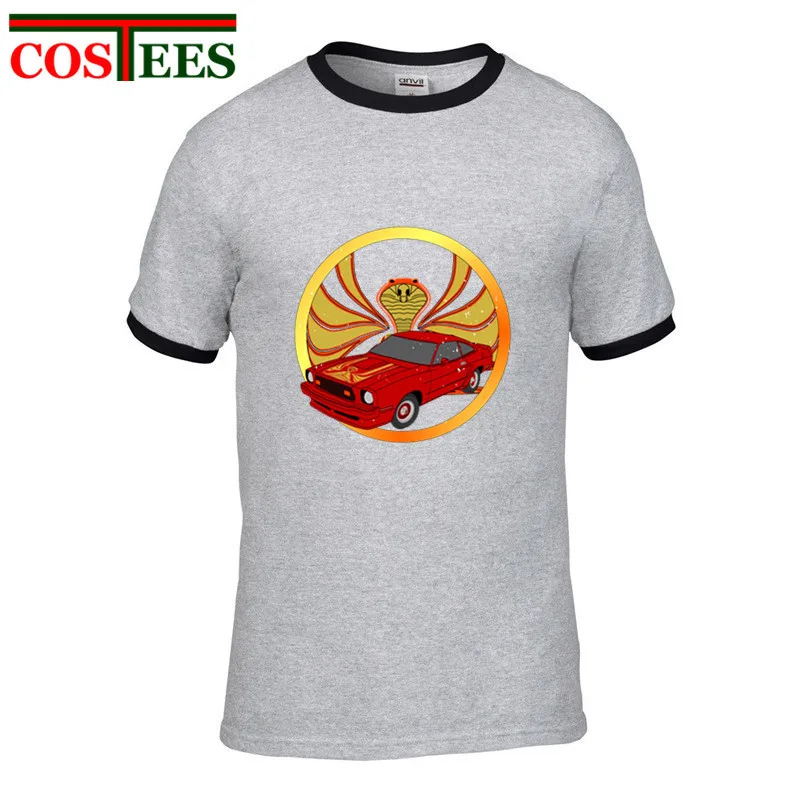 Летние винтажные футболки 2018 Кобра Кай Мужская футболка Shelby автомобильная