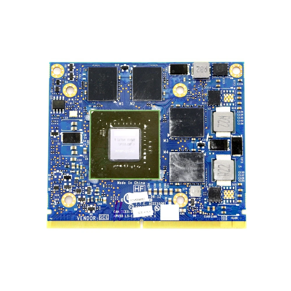 919840-001 848261-001 аккумулятор большой емкости натуральная Квадро M1000M GDDR5 2 Гб MXM видеокарта N16P-Q1-A2 APW50 LS-C393P для hp ZBook 15 G3/17 G3