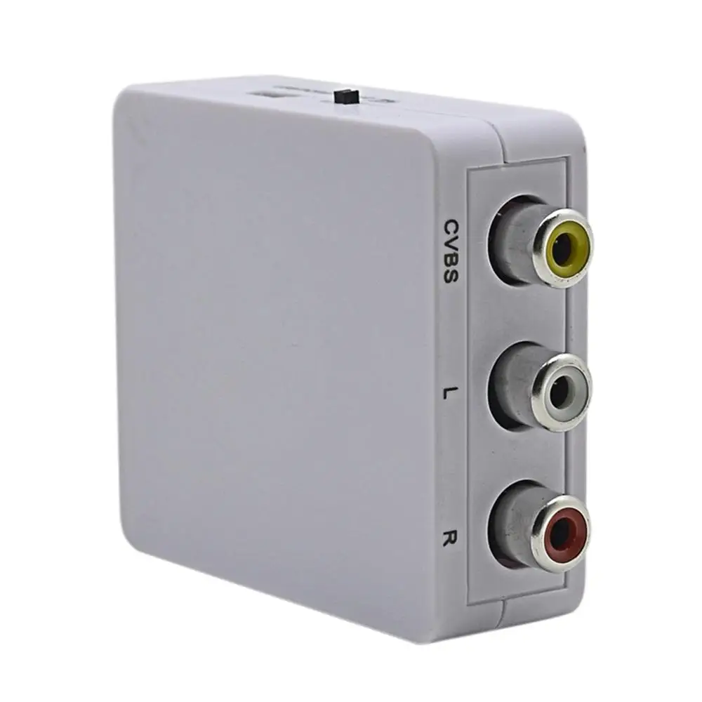 Composite HDMI To RCA AV/CVBS Adapter Support HD 1080P Mini 2AV Video Converter BOX For PC/PS3/VCR/DVD PAL/MTSC |