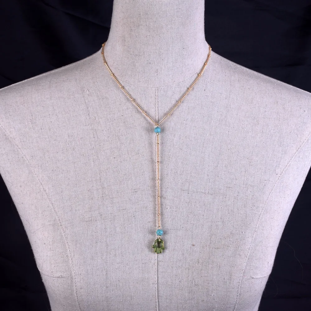 Минималистичный tu rquoiseNecklace Daimond Dainity Gold Ster ling Sil ver розовое золото рождественский