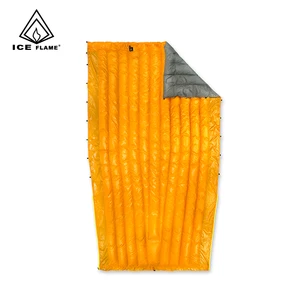 Спальный мешок Ice Flame UL 20D, 90% Пух белой утки, одеяло, спальное одеяло подстежка для гамака, кемпинга, походов