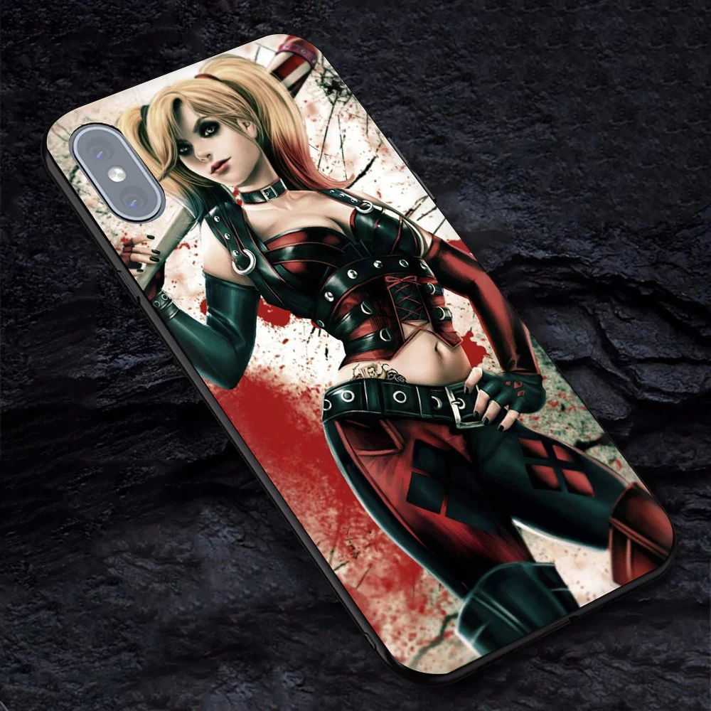 Чехол для телефона из мягкого ТПУ Harley Quin чехол iphone 7 plus 8 6 6s X XR XS MAX | Мобильные