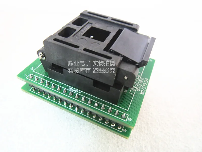 ZY532A LQFP32 STM8 QFP32 burn-в гнездо золотое покрытие IC Тесты ing сиденье скамья |