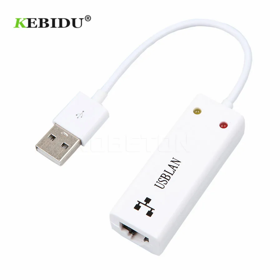 Сетевой адаптер KEBIDU USB к RJ45 2 0 сетевой Ethernet Asix 8152B для Mac OS ПК ноутбука SmartTV Win 10 7 8