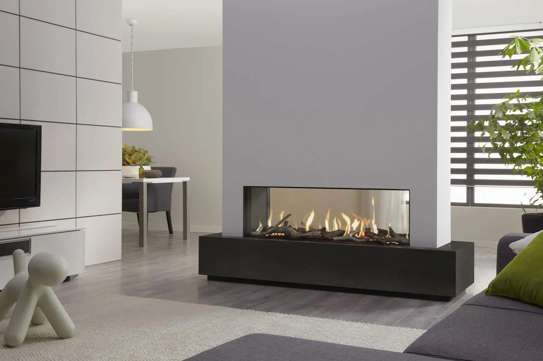 

Inno-Fire 24 inch real fire automatic intelligent smart ethanol burning fireplace