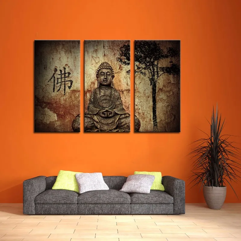 HD печатная картина будды на холсте гостиная Спальня украшение Будда печать