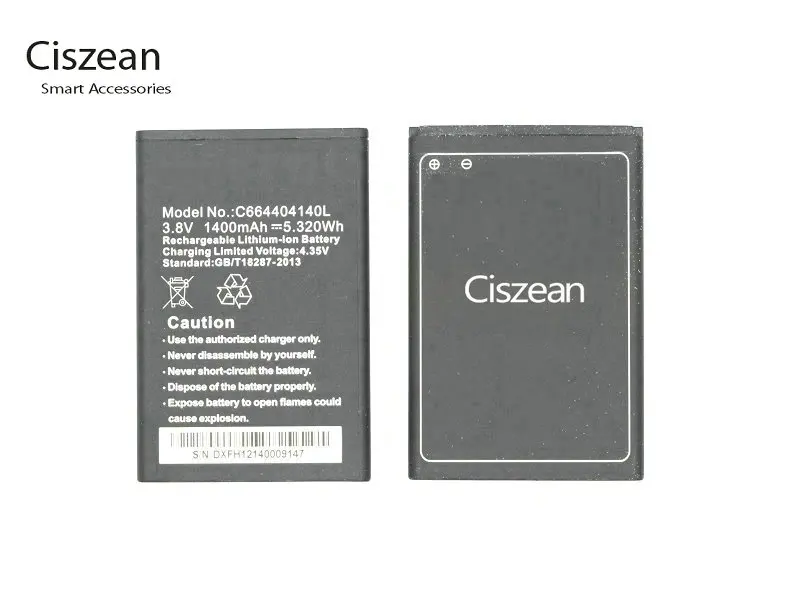 Ciszean 2 шт./лот 1400 мАч Сменный аккумулятор для мобильного телефона BLU LIFE PLAY MIMI L190