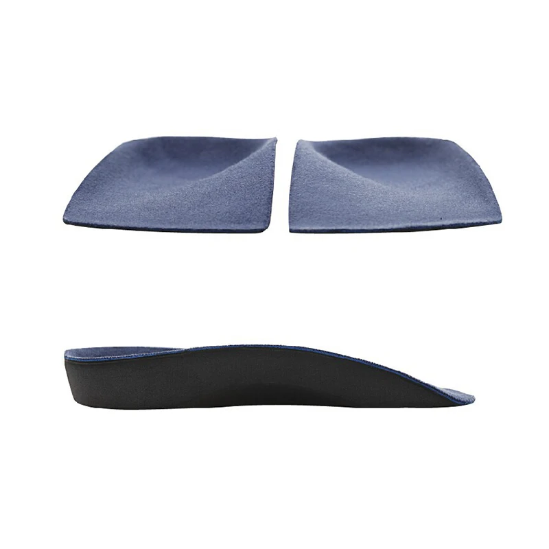 Unisex 3/4 Orthotics Arch Support Heel Pad for Flat Feet Correction, Plantar Fasciitis Insert Heel Spur EVA Insoles Foot Care