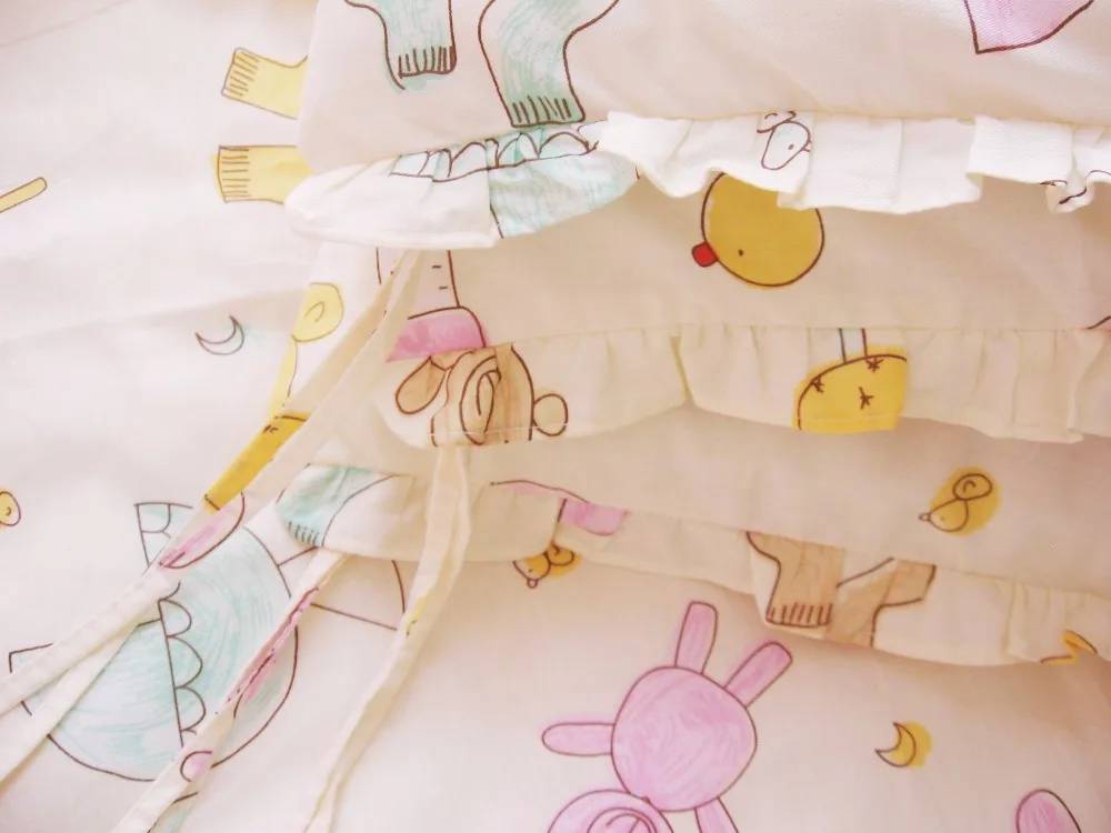 Комплект постельного белья для новорожденных съемный хлопковый комплект