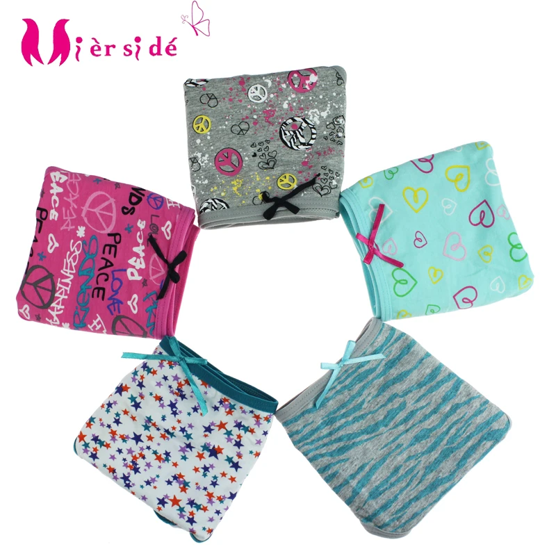 Нижнее белье для девочек популярные детские трусики хлопок спандекс S M L