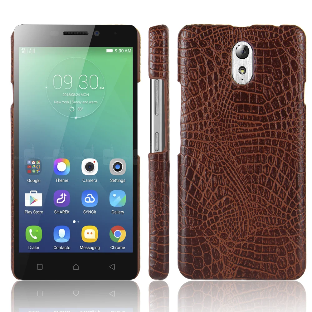 Роскошный кожаный чехол из крокодиловой кожи для Lenovo Vibe P1M с узором