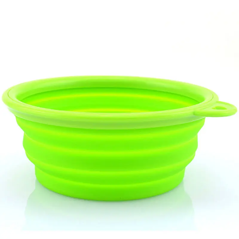 Складная Силиконовая чаша для Доу конфетного цвета путешествий на открытом