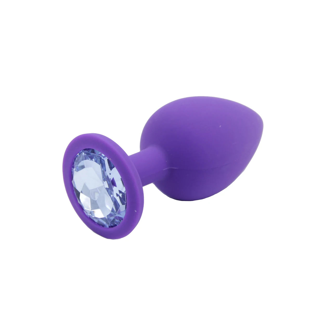 Small Medium Large Silicone Butt Plug with Crystal Jewelry Smooth Touch Anal No Vibration Sex Toys for Woman Men Gay | Красота и