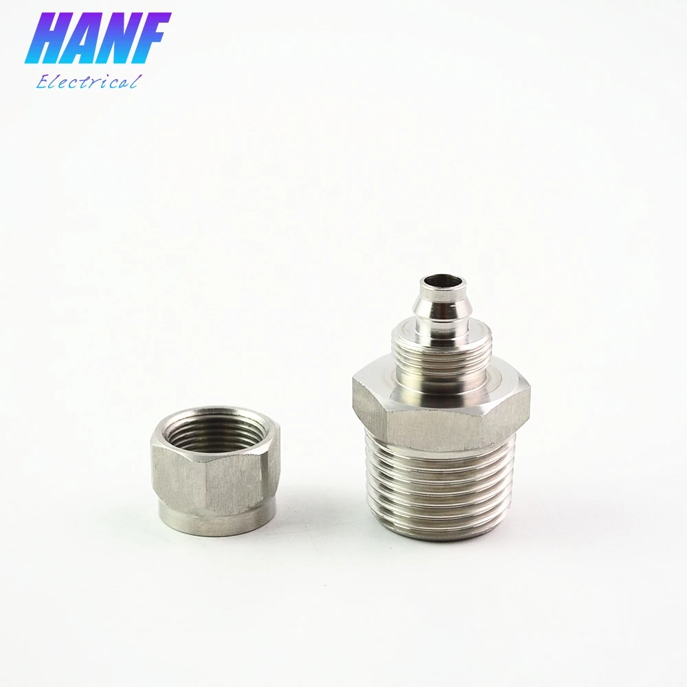 1 шт. 304 BSP 1/2 &quotШТЫРЬКОВАЯ нить из нержавеющей стали x 10 мм OD трубчатые